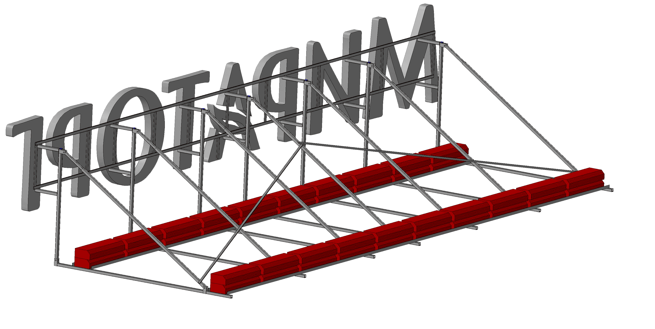Конструкция крышной установки
